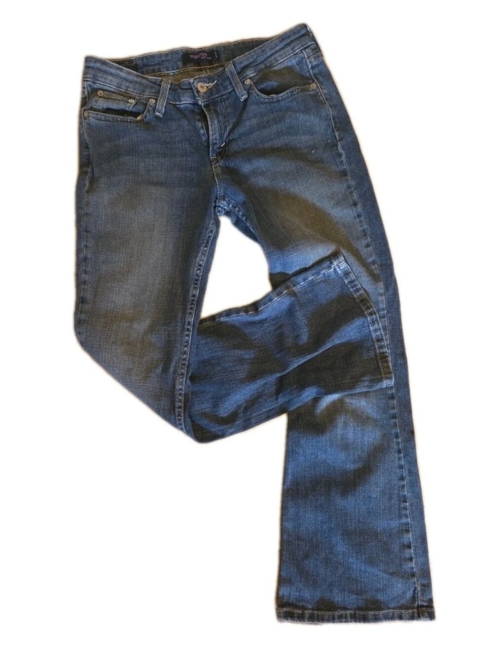 Levi Strauss & Co. Women's Bootcut 518 Superlow Jeans Blue Size 7 Short EUC